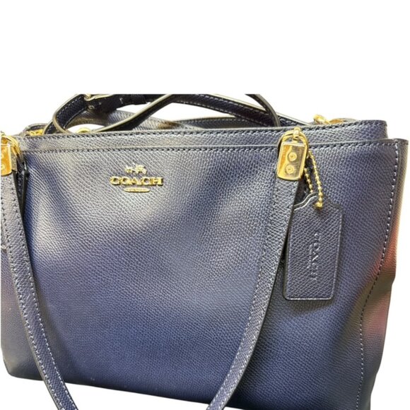 Coach Christie Carryall Navy Blue F34672 Purse, Handbag, Shoulder bag - Picture 2 of 7